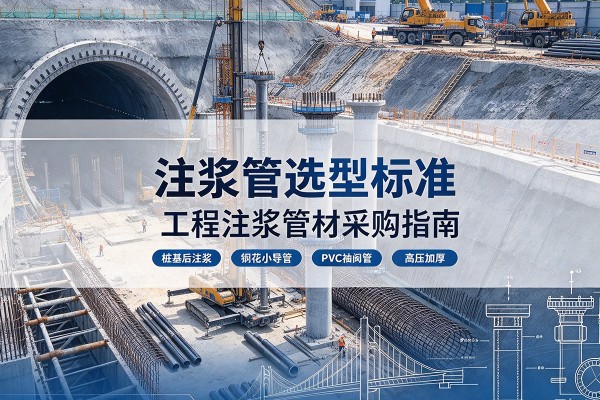 千阳注浆管选型标准