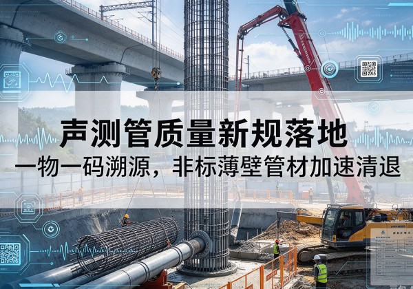 千阳声测管质量新规落地，一物一码溯源，非标薄壁管材加速清退